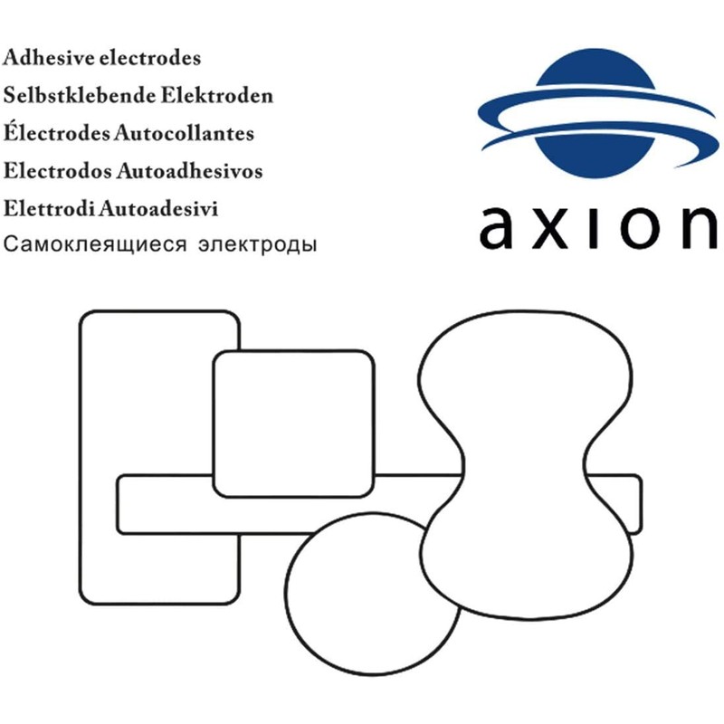 16 Round axion Electrode Pads Diameter 50 mm - EMS