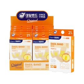 Daeil Band New Mixed 21 Sheets x 10 Wound Scar Band-Aids / 대일밴드 뉴 혼합 21매 x 10개 상처 흉터 반창고