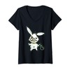 Women's Crazy Loaded Pistol Psycho Bunny Shirt - Cartoon T-Shirt
