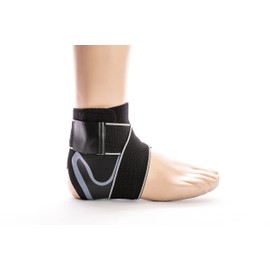 Body-Plus Ankle Support Brace - Adjustable Elastic Compression Ankle Wrap Strap Support for Men Women Kids - Breathable Neoprene Ankle Brace for Sports, Injury Recovery, Running, Achilles Tendon