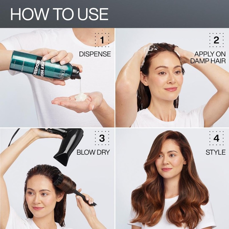Redken Stay High Volumizing Mousse For Fine Hair - High