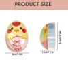 ANMEISH 2Pcs Egg Timer,Colour Changing Boiled Egg Timer, Reusable Egg