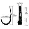 ATFLBOX Equipped with Lock Rifle Rifle Holder, Rubber Hook Wall
