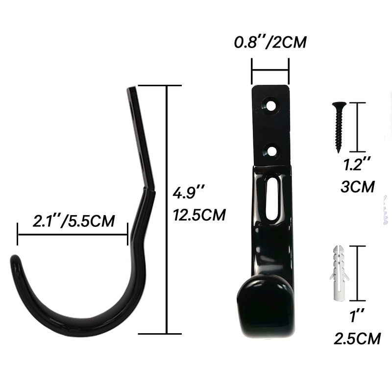 ATFLBOX Equipped with Lock Rifle Rifle Holder, Rubber Hook Wall