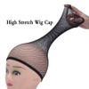 Rise World Wig, Wig Cap, Dedicated Net, Black, Easy to