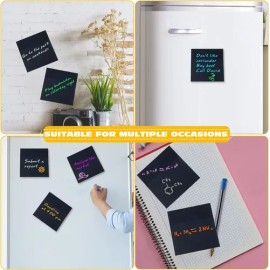 1200 Hojas Notas Adhesivas Neon Tipo Post-it 7.6x7.6cm Block                                                                                          