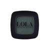 Lola Make-Up Mono Eyeshadow, Dark Green, Satin, Rich Intense Pigmentation,