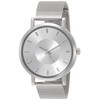 Fieldwork QKD048 Analog Classy Metal Band Mesh Men's Wristwatch, Silver,
