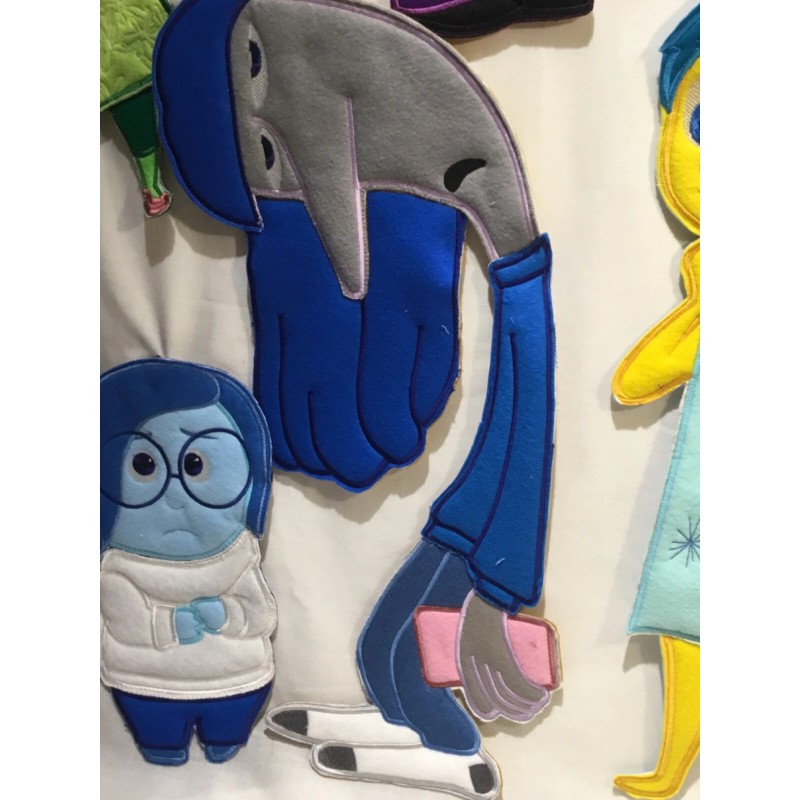 Handmade Inside Out Felt Wall Hanging Set Large