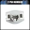 INFINAUTO License Plate Tag Light Socket Lamp Connector Housing No.34102SWAA01/34102-SWA-A01