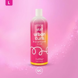 URBAN CURLS Co-Wash 960 ml – Limpieza Suave para Cabello Rizado – Complemento de Shampoo para Definir Rizos – Sin Sulfatos, Parabenos ni Siliconas – Ingredientes Naturales y Orgánicos