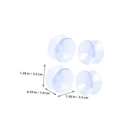 OSALADI 16pcs Transparent Slip Glass Table Bumper Pads Cushion Feet for Glass Tops Easy to Clean Reuse Prevents Sliding for Enhanced Stability