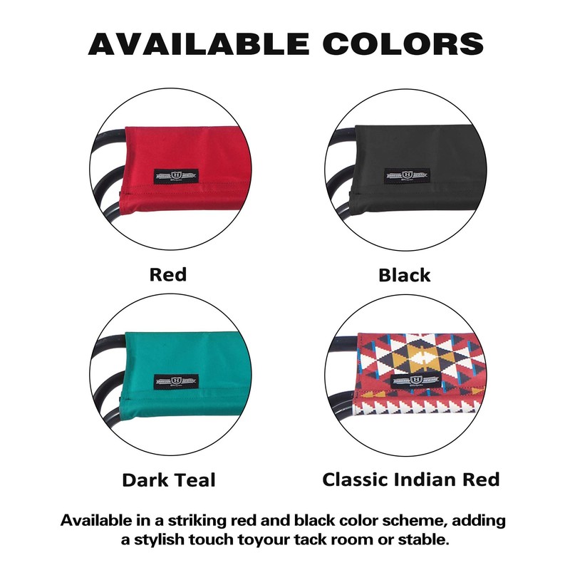 Harrison Howard Free-Standing Saddle Stand Saver Fabric Lightweight Adds Protection