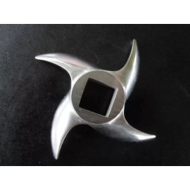 Smokehouse Chef Size #12 Stainless Steel SHARP meat grinder knife blade fits LEM Cabelas Hobart