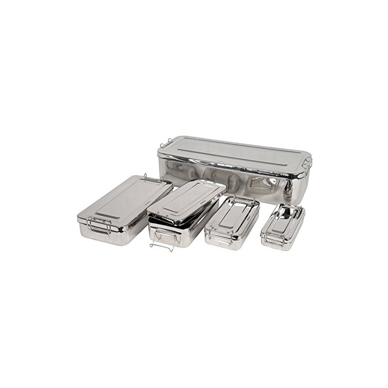 GIMA 26671 Stainless Steel Box with Handle 30cm x 15cm
