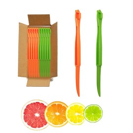 50Pcs Orange Peeler Tool，Citrus Peeler， Plastic Fruit Cutter，Lemon Citrus Peel Cutter，Kitchen Accessories，Kitchen Gadgets