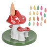 Mushroom Backflow Incense Burners Cute Waterfall Incense Holder with 20