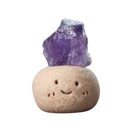 Femmorya Amethyst Rough Stone Decoration, Healing Stone Crystal, Energy Stone, Cute Gift, Table Decoration for Office and Home