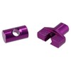 ALUMINIUM BRAKE ROD NUT ANODIZED PURPLE - FOR SIMSON S50