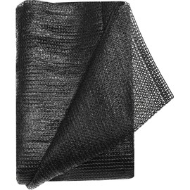 e.share Shade Cloth, 40%-50% Sunblock UV Protection, 10 FT X 6.5 FT can Custom Size Sun Mesh Net for Garden Plant Cover, Flowers and Greenhouse, Black