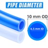 ERGAOBOY Blue 10M Polyurethane PU Air Hose Pipe Tube Kit,10mm