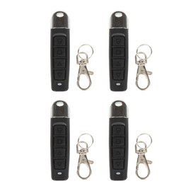 4pcs cloning remote control key fob, remote control duplicator 433MHz 4 channel electric garage door remote control for automobile