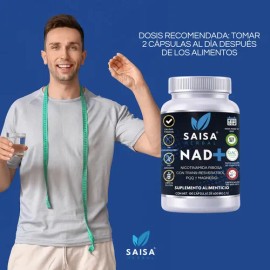 Nad+ Advanced Complex | 100 Cápsulas | Nicotinamida Ribósido Nr + Resveratrol + Pqq + Magnesio Glicinato + B6 | Suplemento Energía Celular Y Longevida