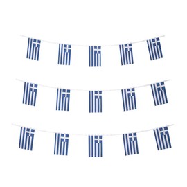 Greece Flags Greek Small String Mini Flag Pennant Banner Decorations