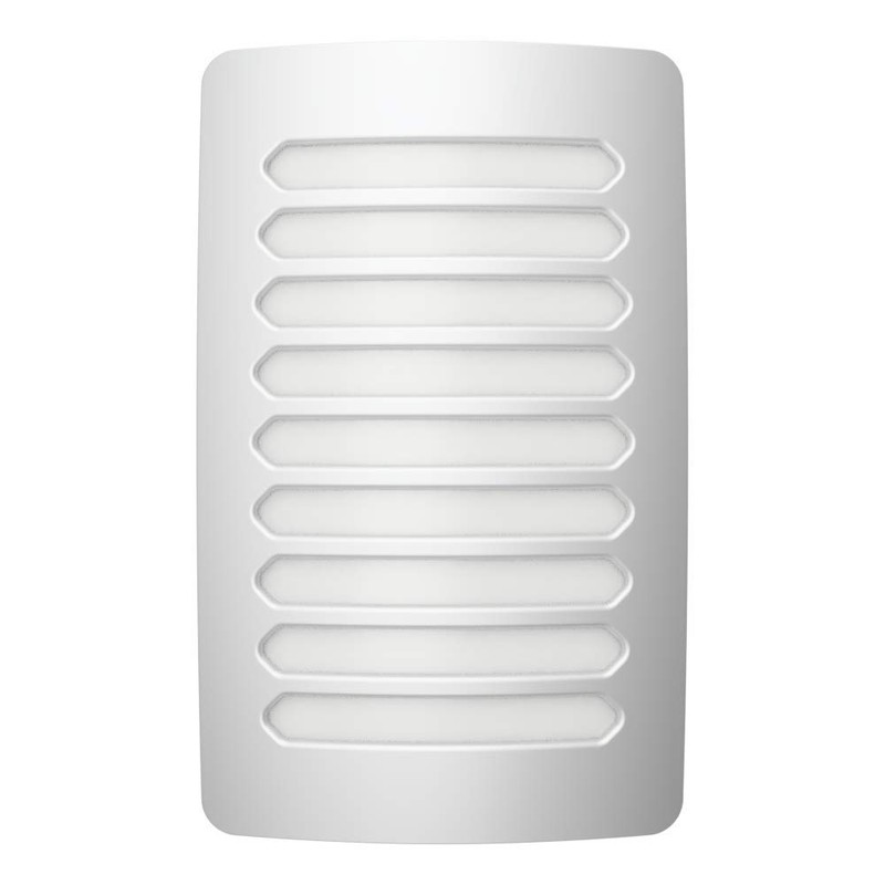 Westek NL-DPLV-N Louver Decoplug Night Light, Satin Nickel