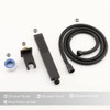 Asyas Solid Brass High Pressure Hand Held Shower Square Sprayer