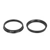 X AUTOHAUX 4 Pieces Plastic Centring Rings Spacer Rings for