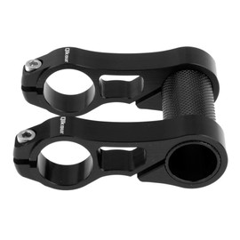 Baoblaze Adjustable Folding Bicycle Cycling Handlebar Extender Stem Mount 3 Colors - Black