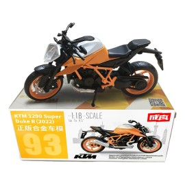 Ktm 1290 Super Duke R Metal Moto Juguete Carros Coleccionable Escala 1:18