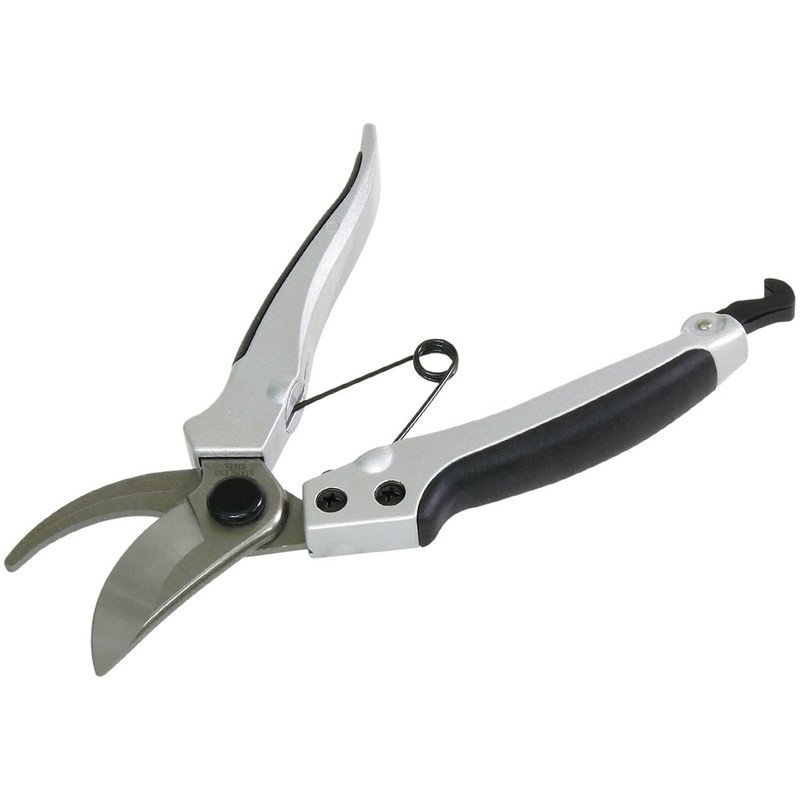 KONYO GARDEN FRIENDS Stainless Steel Pruning Shears, Aluminum Handle, 7.9