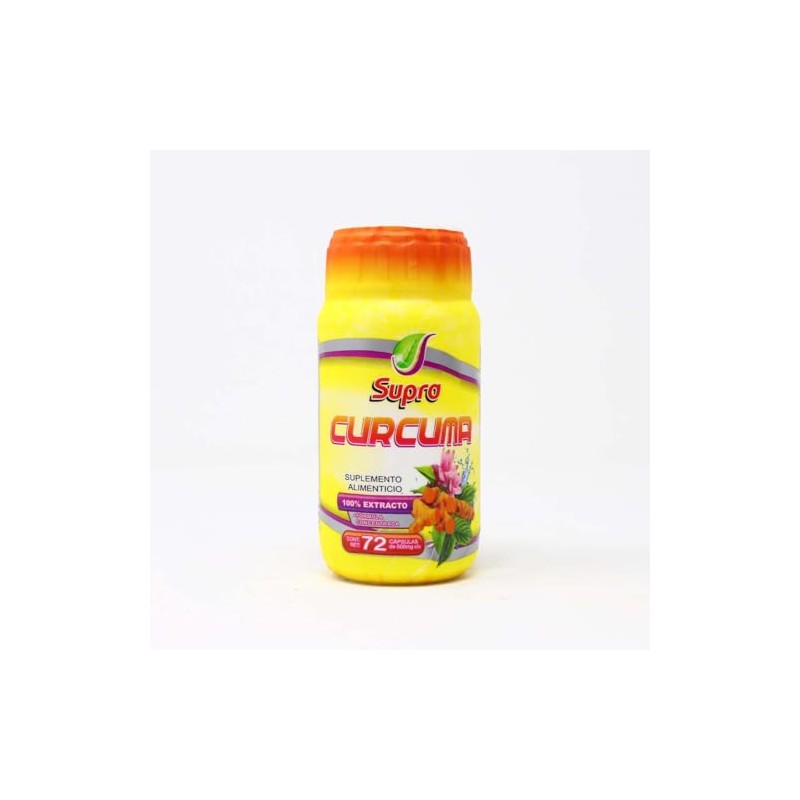 CÚRCUMA (Supra) c/72 CAPS. 500 MG.