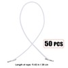 50PCS Elastic Barbed Cord - Stretch Loop Fasteners with Metal