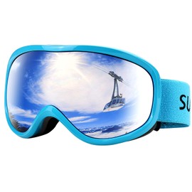 Supertrip Ski Goggles Womens Mens,Anti-fog Anti-glare Skiing Snowboard goggles with 100% UV401 Protection,Helmet Compatible