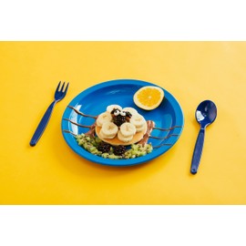 Small Cutlery Set - Blue Reusable Virtually Unbreakable