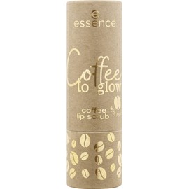 essence Coffee to glow coffee lip scrub, Nr. 01 Where Have You Bean All My Life?, braun, glättend, pflegend, mit Ölen, sofortiges Ergebnis (4g)