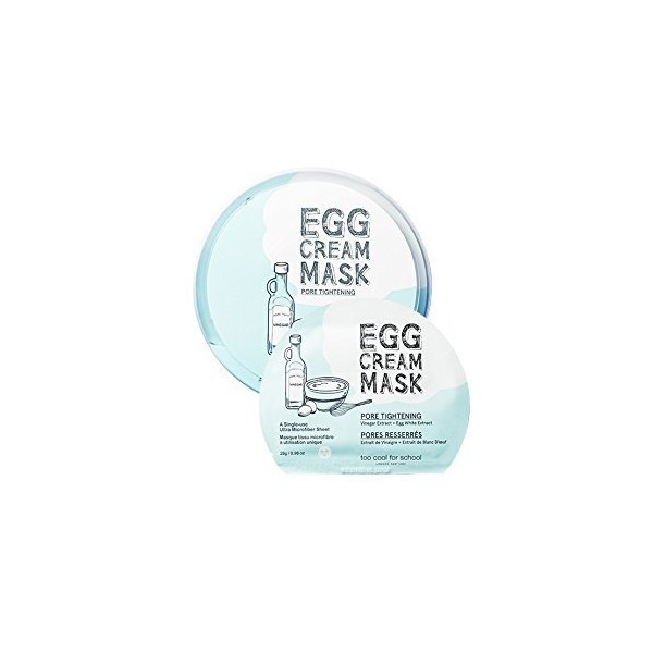 Too Cool For School Egg Cream Mask Pore Tightening Set