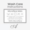 Allure Luxury Deep Pile Microfibre Bath Mat, Non-Slip, 50 x