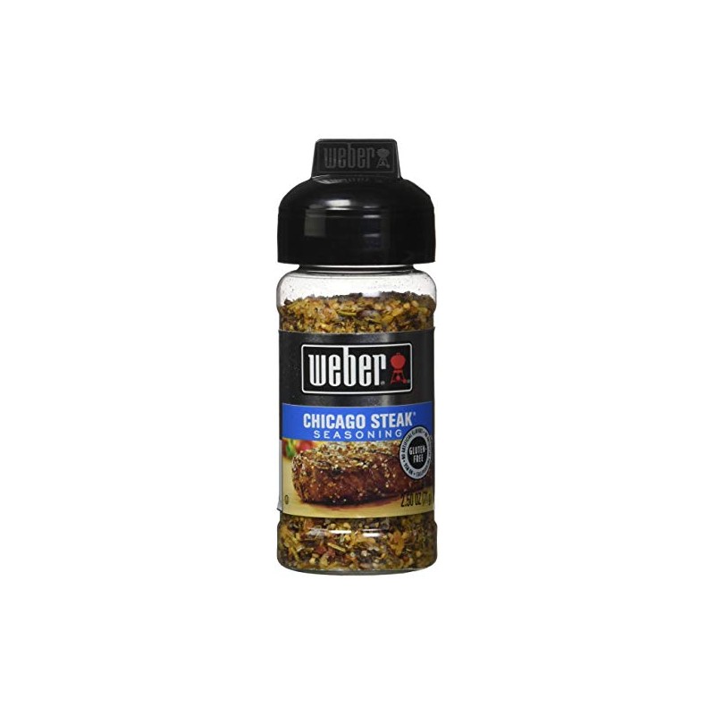 WEBER Grill CHICAGO STEAK Seasoning 2.5 oz. (Pack of 2)