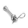 MULL USA Flag Metal Trailer Hitch Cover with Anti-Rattle Hitch