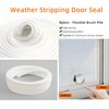 Brush Weather Stripping,0.35inx33Feet,Soundproofing Door,Window Insulation Seal,Energy Saver, Dust Proof, Adhesive