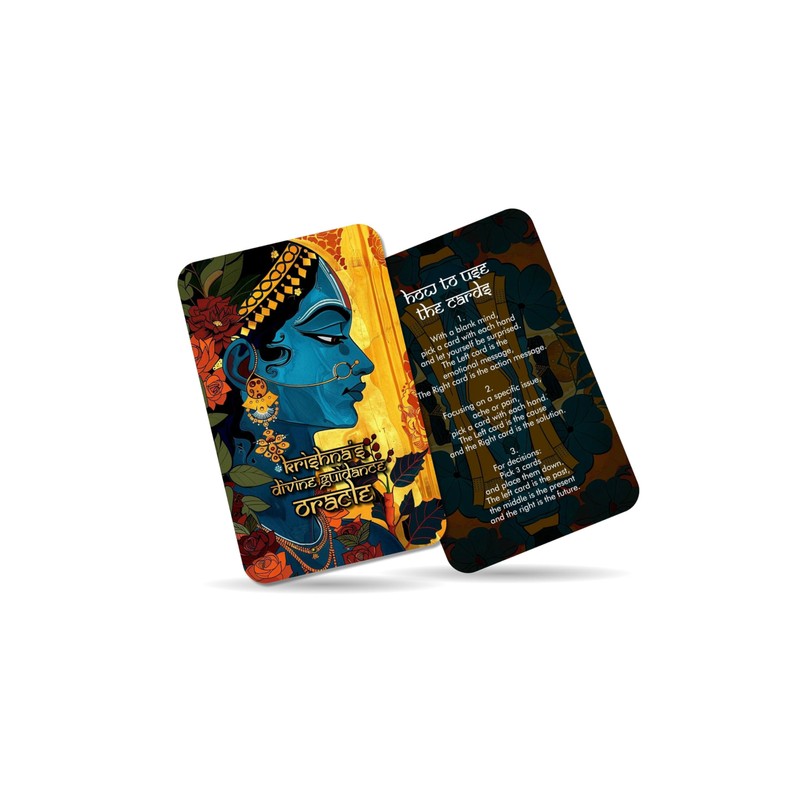 Ibiza Tarot Krishna's Divine Guidance Oracle - 22 Oracle Cards