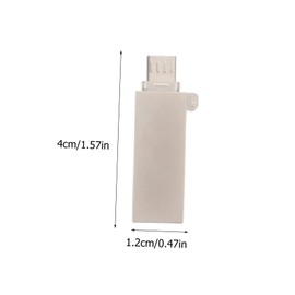 TEHAUX 1Pc Micro USB Reader Adapter Portable Memory Converter for Smartphones Computers No Drivers Needed Compatible with Various Devices Data Transfer Made Easy