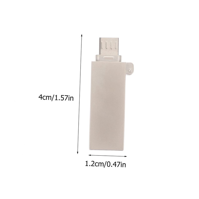 TEHAUX 1Pc Micro USB Reader Adapter Portable Memory Converter for