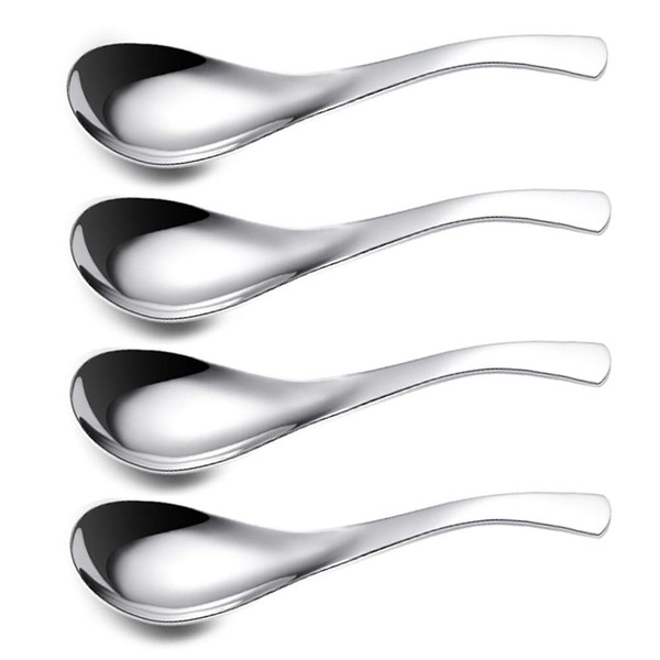 ERCENTURY Stainless Steel Spoon, Soup Spoon, Coffee Spoon, Desert Spoon,