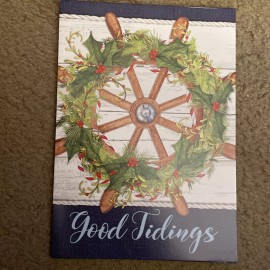Notations 3 Boating Captain Christmas Cards Ocean States Yacht Club Great Lakes Sailing