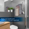 JSVER Towel Rail Stainless Steel 180° Rotation Bath Towel Holder
